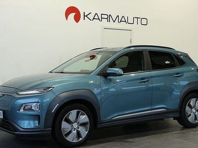 Begagnad Hyundai Kona Premium 150 kW (204 HK) 2020 Blå SUV