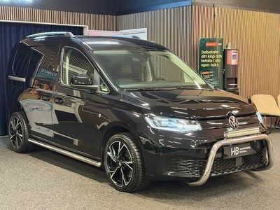 Svart Begagnad 2021 VW Caddy Minibuss | 259 900 kr (Marknadspris)