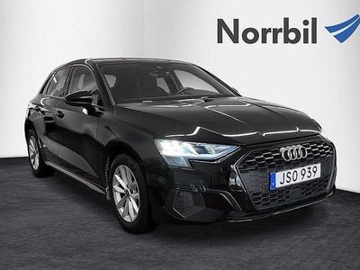 Svart Begagnad 2022 Audi A3 Sportback Proline Halvkombi | 214 900 kr (Marknadspris)