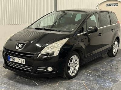 Svart Begagnad 2010 Peugeot 5008 Allure Minibuss | 59 900 kr (Marknadspris)