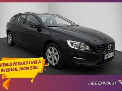 Svart Begagnad 2017 Volvo V60 Kinetic Kombi | 139 800 kr (Marknadspris)