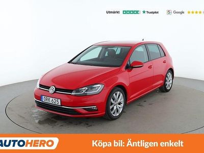 Röd Begagnad 2018 VW Golf VII Halvkombi | 211 000 kr (Marknadspris)