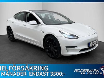 Vit Begagnad 2019 Tesla Model 3 Standard Range Plus Sedan | 209 800 kr (Marknadspris)