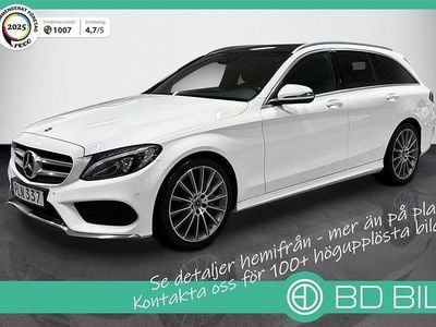 Vit Begagnad 2018 Mercedes C220 AMG Kombi | 259 700 kr (Marknadspris)
