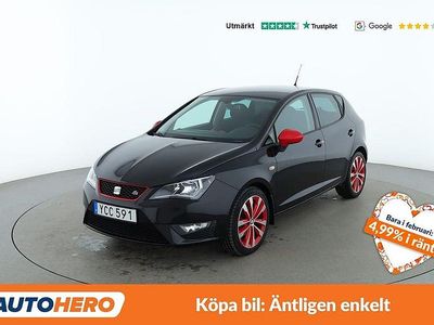 Svart Begagnad 2016 Seat Ibiza FR Halvkombi | 89 000 kr