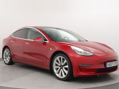 begagnad Tesla Model 3 Long Range AWD Full FSD AP 19" Pano V-hjul