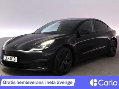 Svart Begagnad 2021 Tesla Model 3 Long Range AWD Sedan | 297 900 kr (Marknadspris)
