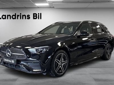 Svart Begagnad 2024 Mercedes C300e AMG Kombi | 599 000 kr (Dyr)
