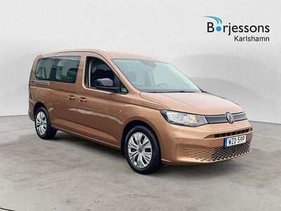 Orange Begagnad 2022 VW Caddy Maxi Life Minibuss | 259 000 kr (Lite dyr)
