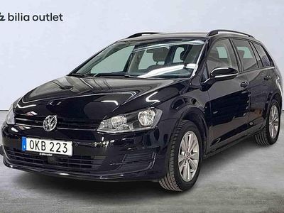 Begagnad VW Golf VII 2017 Svart Kombi
