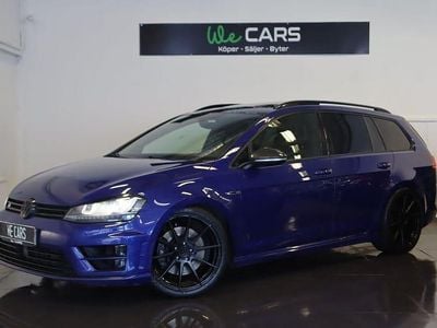 Blå Begagnad 2016 VW Golf VII R Kombi | 244 900 kr (Marknadspris)