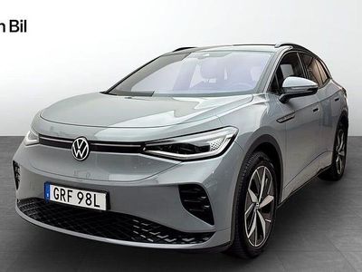 Grå (moonstone grey black) Begagnad 2022 VW ID.4 GTX SUV | 369 900 kr (Bra pris)