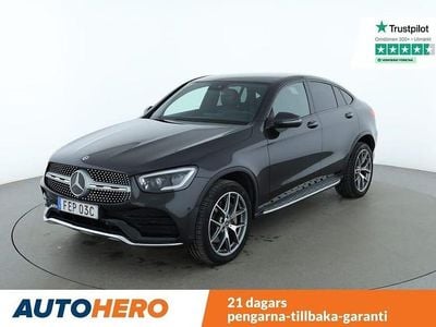 Grå Begagnad 2021 Mercedes GLC300 AMG line Sportkupé | 433 000 kr