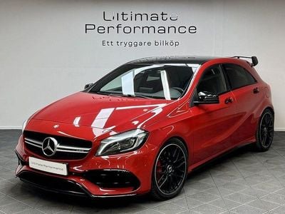 Begagnad Mercedes A45 AMG Exclusive 381 HK (280 kW) 2016 Röd Halvkombi