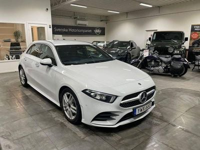 Begagnad Mercedes A200 AMG 163 HK (119 kW) 2018 Vit Halvkombi
