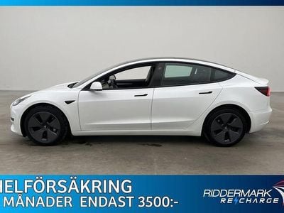 Begagnad Tesla Model 3 Standard Range 235 kW (320 HK) 2022 Vit Sedan