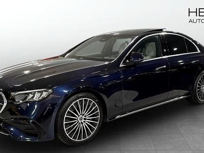 Mörkblå (blue) Begagnad 2024 Mercedes E220 AMG Sedan | 639 900 kr (Dyr)