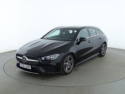 Svart Begagnad 2019 Mercedes CLA200 Shooting Brake AMG line Kombi | 267 000 kr (Marknadspris)