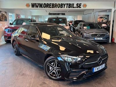 Begagnad Mercedes C300 AMG 313 HK (230 kW) 2023 Svart Sedan