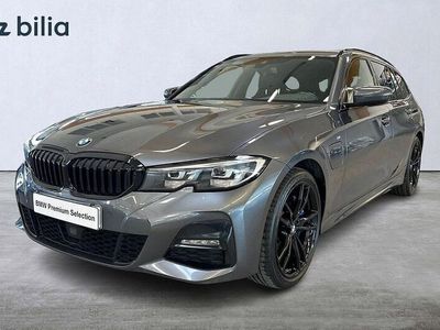 begagnad BMW 330e Touring M-Sport Fartpilot Harman Rattvärme Drag Serviceavtal 2021 Grå
