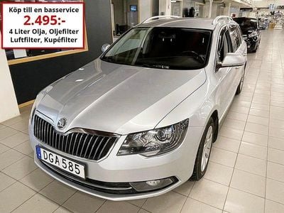 Silver Begagnad 2014 Skoda Superb Ambition Kombi | 119 000 kr (Marknadspris)