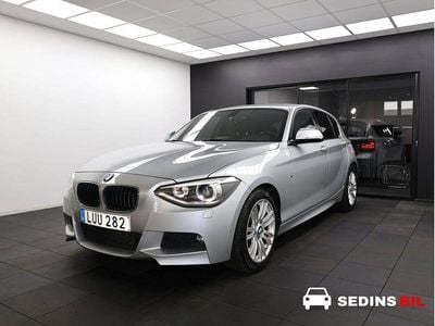 Begagnad BMW 118 M Sport 146 HK (107 kW) 2015 Silver Halvkombi