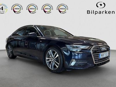 Begagnad Audi A6 S-Line 245 HK (180 kW) 2019 Blå Sedan