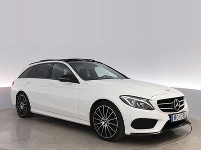 Vit Begagnad 2018 Mercedes C200 AMG line Kombi | 299 000 kr (Marknadspris)