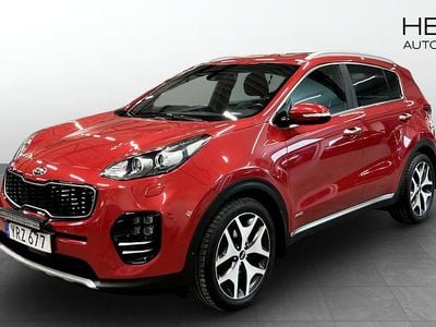 Röd Begagnad 2017 Kia Sportage GT-Line SUV | 199 900 kr (Marknadspris)