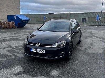 Svart Begagnad 2015 VW Golf VII GT Kombi | 110 000 kr (Marknadspris)
