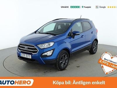 Begagnad Ford Ecosport Cool & Connect 126 HK (92 kW) 2018 Blå SUV