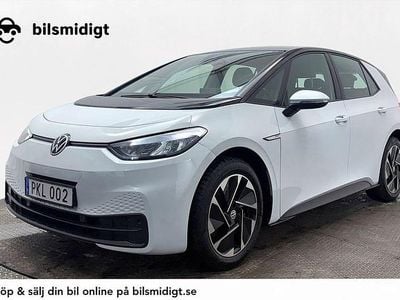 Vit Begagnad 2021 VW ID.3 Pro Halvkombi | 199 700 kr (Marknadspris)