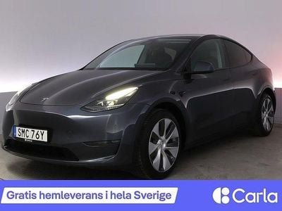 Begagnad Tesla Model Y Long Range AWD 378 kW (514 HK) 2022 Grå SUV