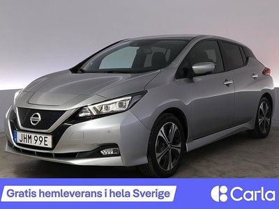 Silver Begagnad 2021 Nissan Leaf 360º Halvkombi | 151 990 kr (Marknadspris)
