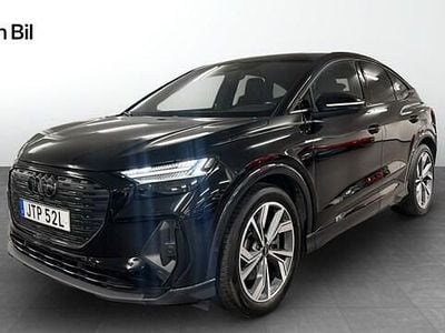 Begagnad Audi Q4 Sportback e-tron Design 219 kW (299 HK) 2023 Svart SUV