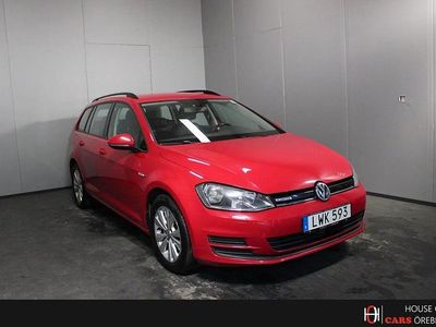 Röd Begagnad 2016 VW Golf VII Kombi | 107 900 kr (Marknadspris)