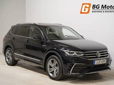 Begagnad VW Tiguan Allspace R-line 200 HK (147 kW) 2022 Svart SUV
