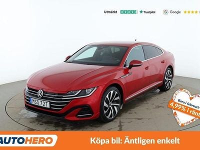 Begagnad VW Arteon R-line 220 HK (161 kW) 2021 Röd Sedan