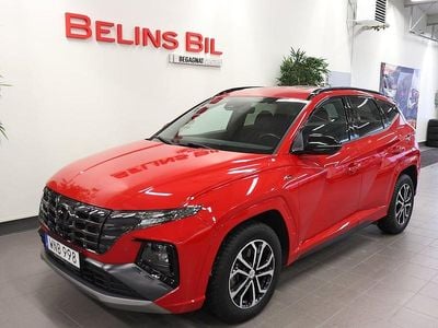 Röd Begagnad 2021 Hyundai Tucson N Line SUV | 299 500 kr (Marknadspris)