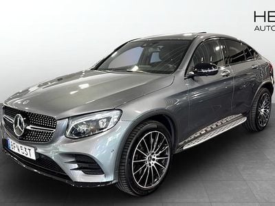 Svart Begagnad 2019 Mercedes GLC220 AMG Sportkupé | 399 900 kr (Marknadspris)