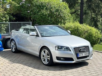 begagnad Audi A3 Cabriolet 1.8 TFSI Ambition Silvermetallic LÅGMIL