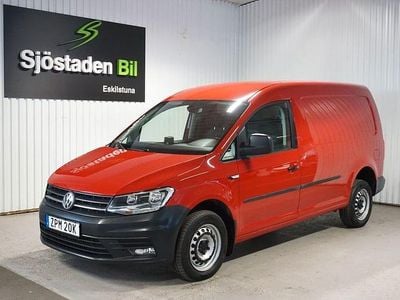 Röd Begagnad 2020 VW Caddy Maxi Minibuss | 227 900 kr (Bra pris)