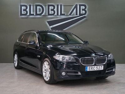 Svart Begagnad 2015 BMW 520 Kombi | 109 900 kr (Marknadspris)