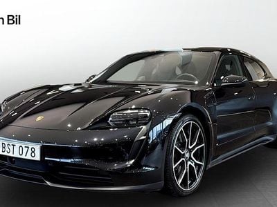 Svart Begagnad 2023 Porsche Taycan Sport Turismo Kombi | 729 000 kr (Superpris)