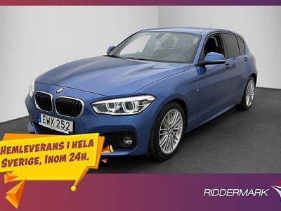 Blå Begagnad 2018 BMW 118 M Sport Halvkombi | 189 800 kr (Marknadspris)