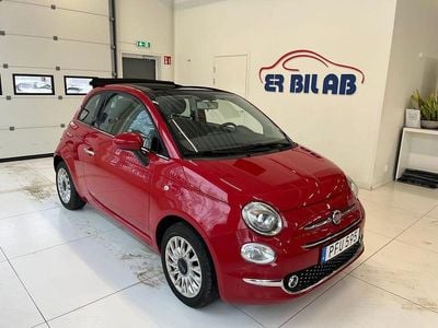 Begagnad Fiat 500C 69 HK (50 kW) 2017 Röd Cab