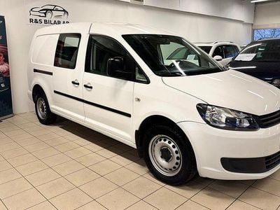 Vit Begagnad 2011 VW Caddy Maxi Minibuss | 74 900 kr (Bra pris)