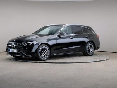 Svart (solid) Begagnad 2024 Mercedes C300 AMG | 429 000 kr