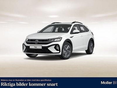 Pure white Begagnad 2023 VW Taigo IQ Drive SUV | 239 000 kr (Marknadspris)