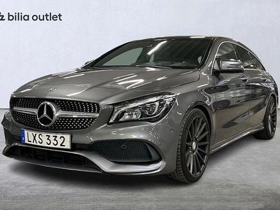 Grå Begagnad 2017 Mercedes CLA200 Shooting Brake AMG Kombi | 184 900 kr (Marknadspris)